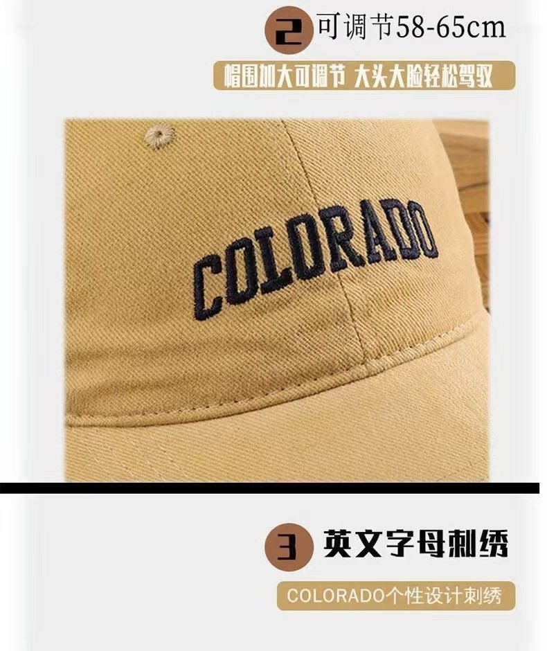 Celebrity-Style Deep Hard-Brim Baseball Cap for Women with Large Head Circumference, Makes Face Look Smaller, Large Brim, Versatile Sunshade Cap for Men O1CN013Owx3r2G1u9h1folB 2218563998956 0 Cib