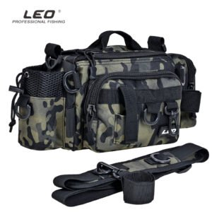 Tactical Fishing Shoulder Bag, Multifunctional Outdoor Gear Storage Sling Pack