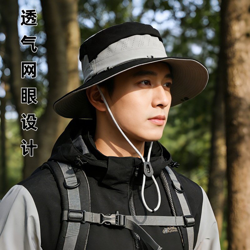 Summer Outdoor Fisherman Hat Men's and Women's Mountain-Style Quick-Drying Breathable Sun Hat Sun Protection Hiking O1CN01PZFjX31VBipyFZnwq 2217657072615 0 Cib