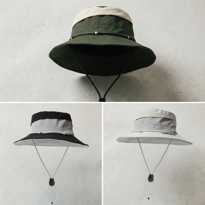 Summer Outdoor Fisherman Hat Men's and Women's Mountain-Style Quick-Drying Breathable Sun Hat Sun Protection Hiking O1CN01cTyz9N1VBipy0U8n3 2217657072615 0 Cib