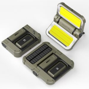 LED Rechargeable Headlamp, Motion Sensor Zoomable Headlight for Outdoor Camping, Hiking, Fishing